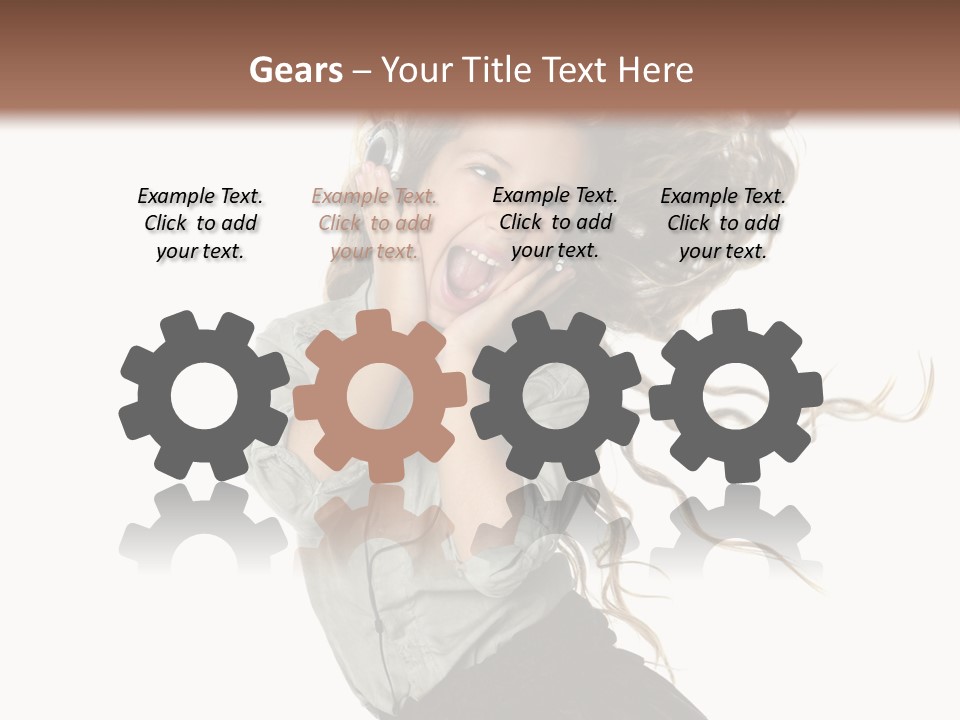 Long Mall High PowerPoint Template