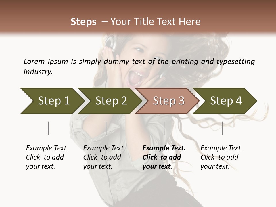 Long Mall High PowerPoint Template