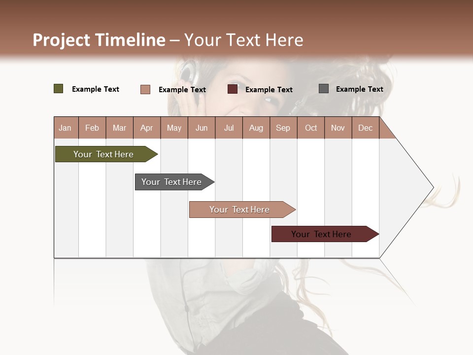 Long Mall High PowerPoint Template