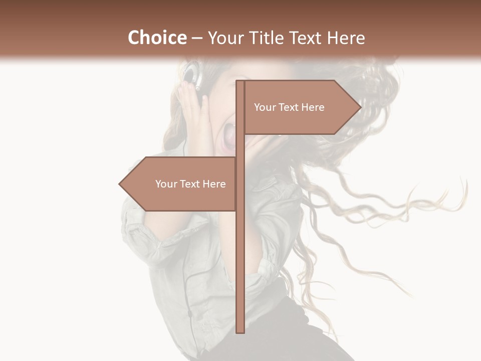 Long Mall High PowerPoint Template