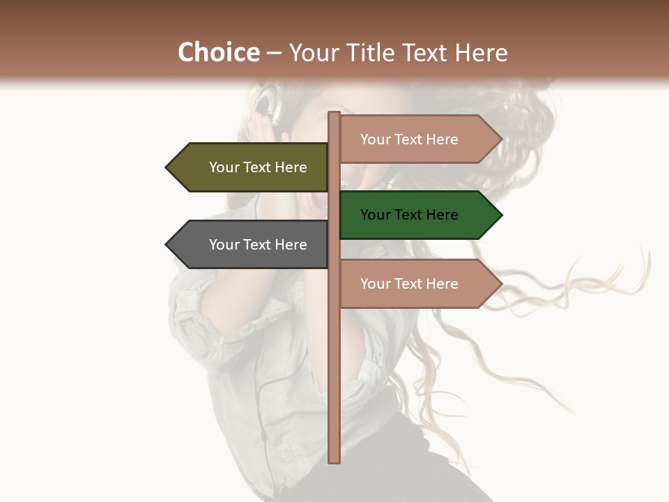 Long Mall High PowerPoint Template