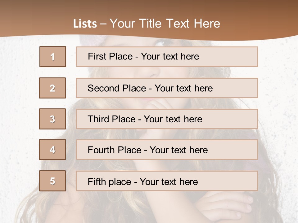 Posing Gesture Season PowerPoint Template