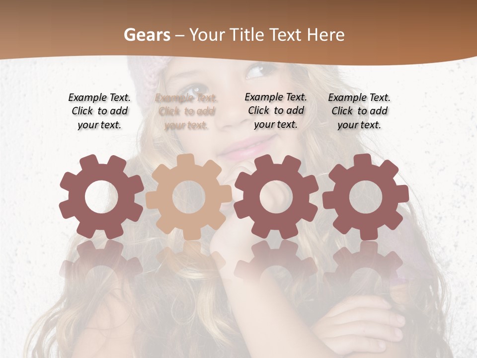 Posing Gesture Season PowerPoint Template