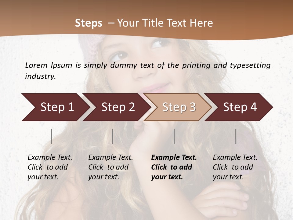 Posing Gesture Season PowerPoint Template