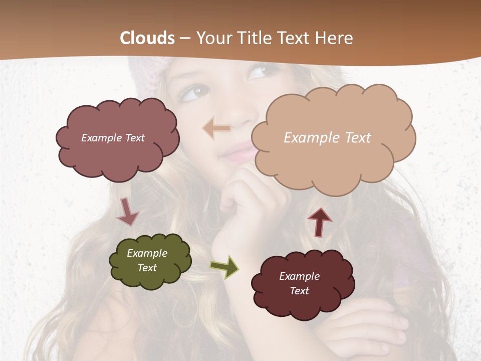 Posing Gesture Season PowerPoint Template