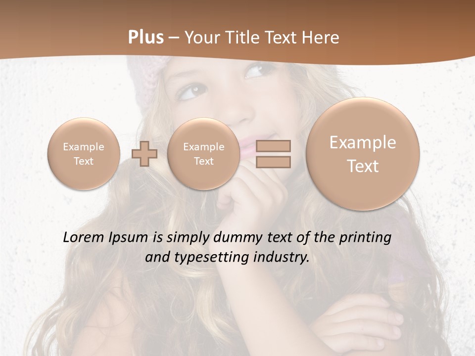 Posing Gesture Season PowerPoint Template