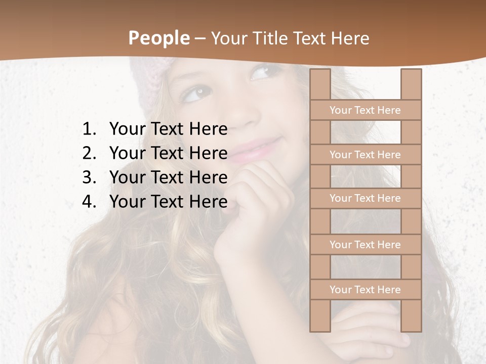 Posing Gesture Season PowerPoint Template