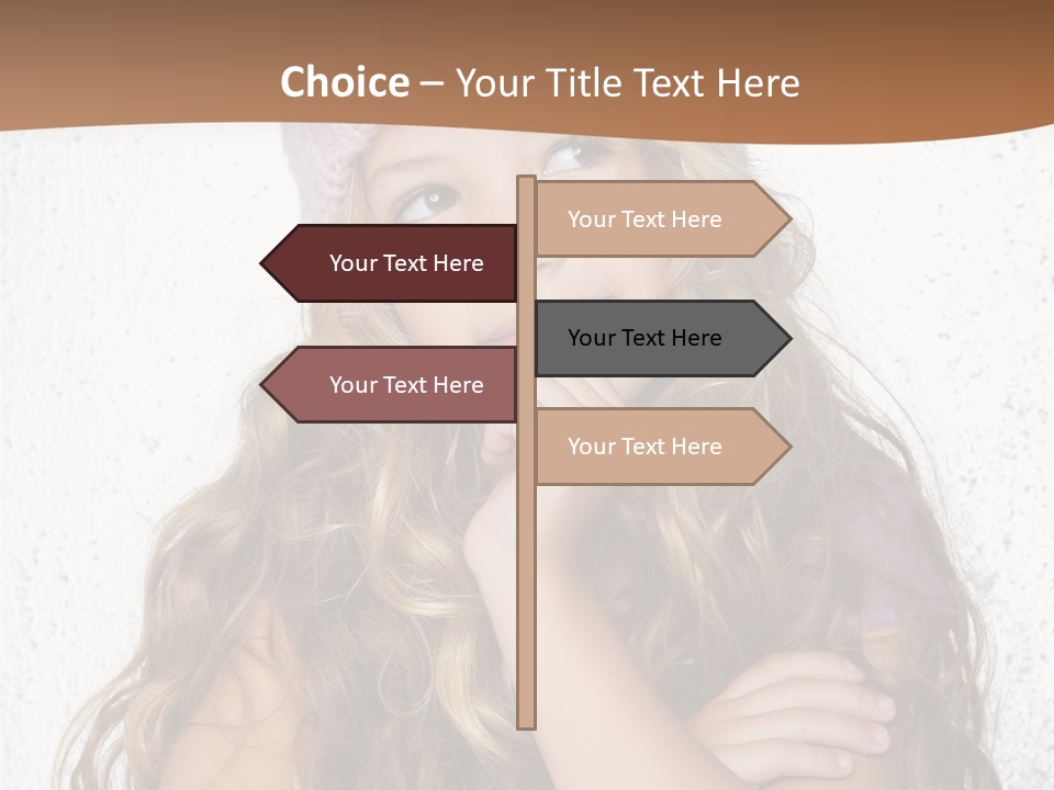 Posing Gesture Season PowerPoint Template