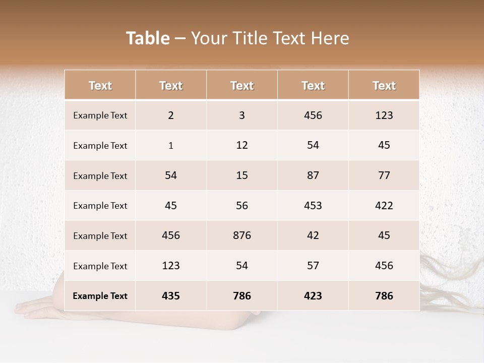 Cap Girl Curly PowerPoint Template