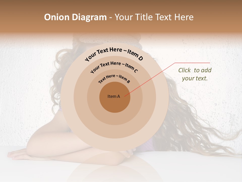 Cap Girl Curly PowerPoint Template