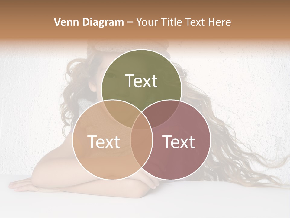 Cap Girl Curly PowerPoint Template