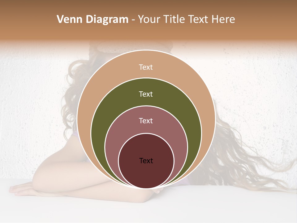 Cap Girl Curly PowerPoint Template