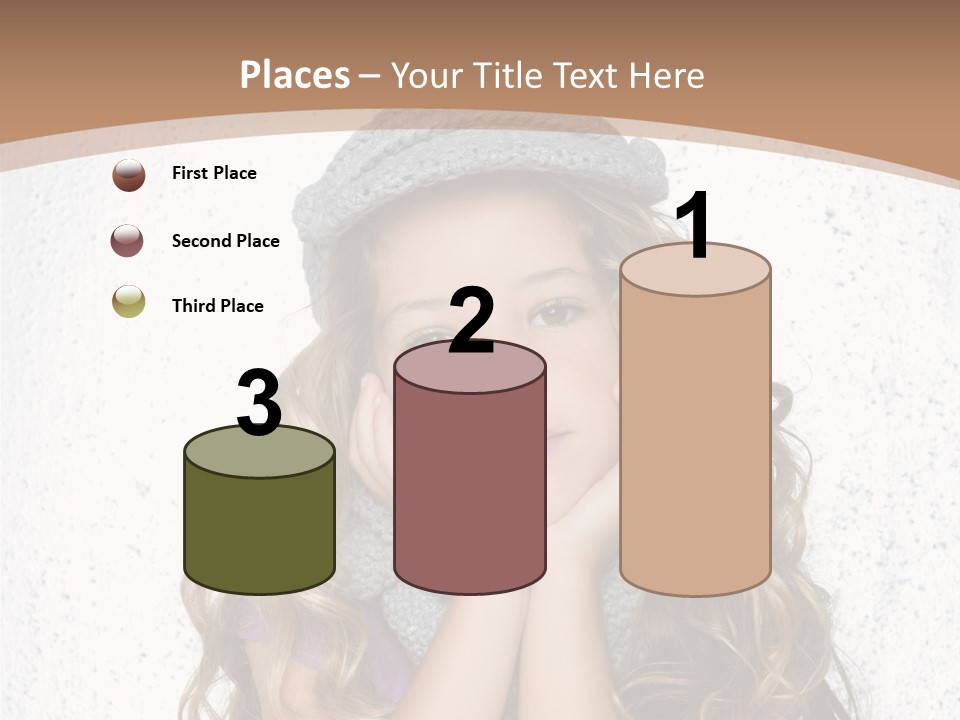 Gray Silver Portrait PowerPoint Template