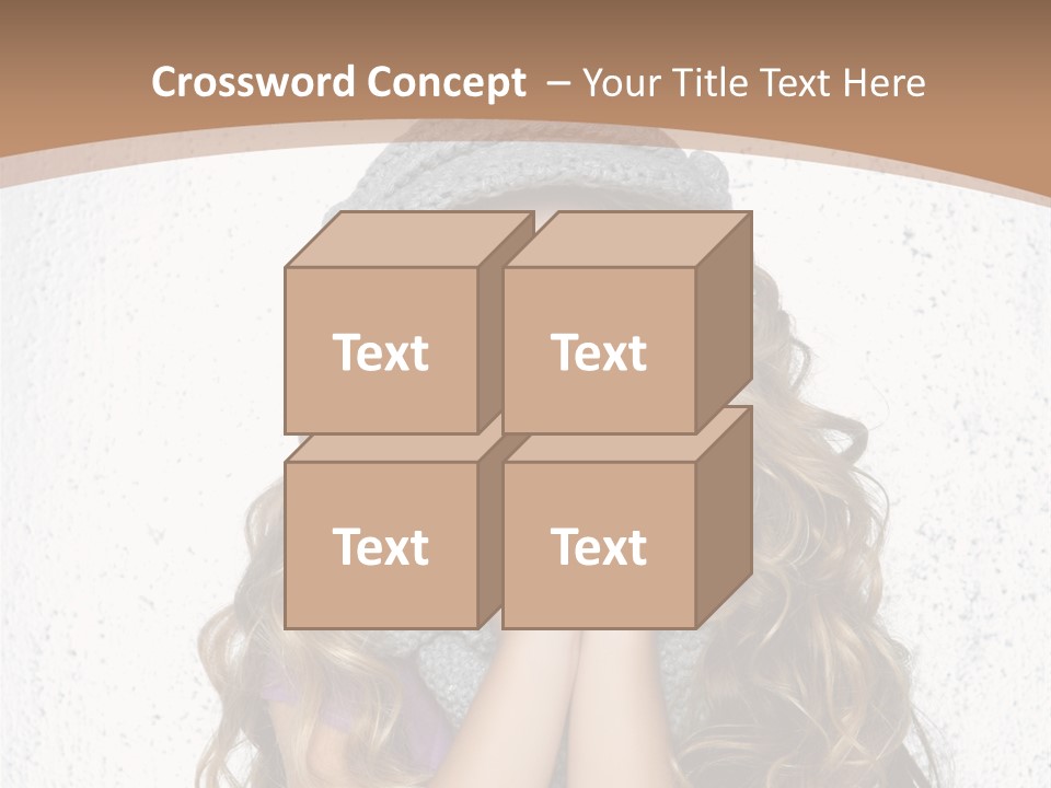 Gray Silver Portrait PowerPoint Template