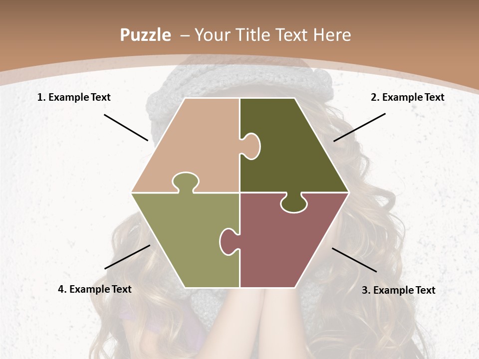 Gray Silver Portrait PowerPoint Template