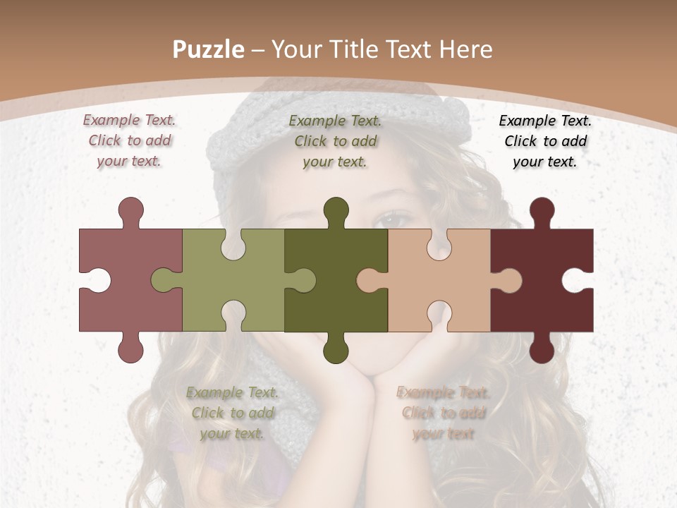 Gray Silver Portrait PowerPoint Template