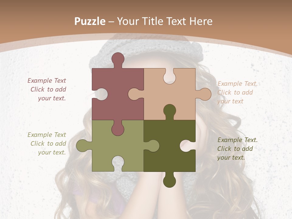 Gray Silver Portrait PowerPoint Template