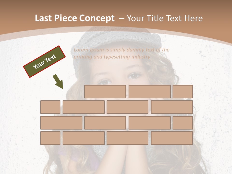 Gray Silver Portrait PowerPoint Template