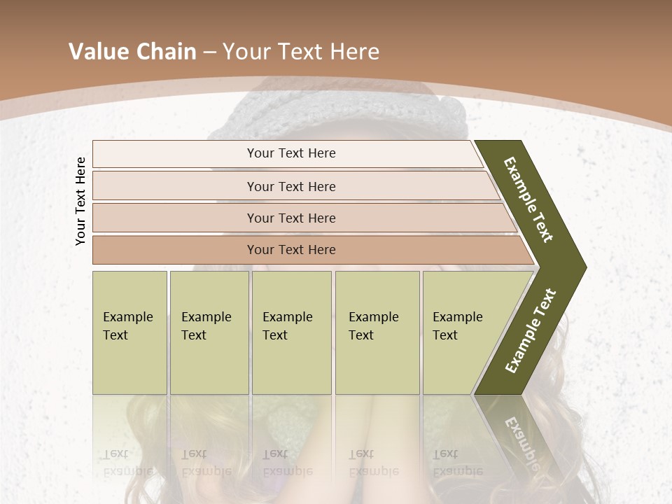 Gray Silver Portrait PowerPoint Template