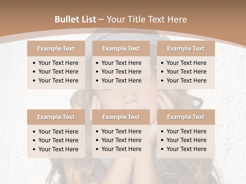 Gray Silver Portrait PowerPoint Template