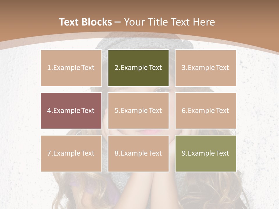 Gray Silver Portrait PowerPoint Template