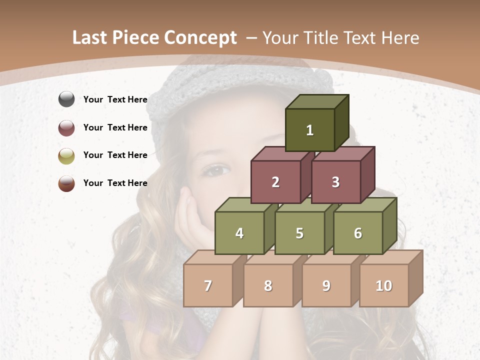 Gray Silver Portrait PowerPoint Template