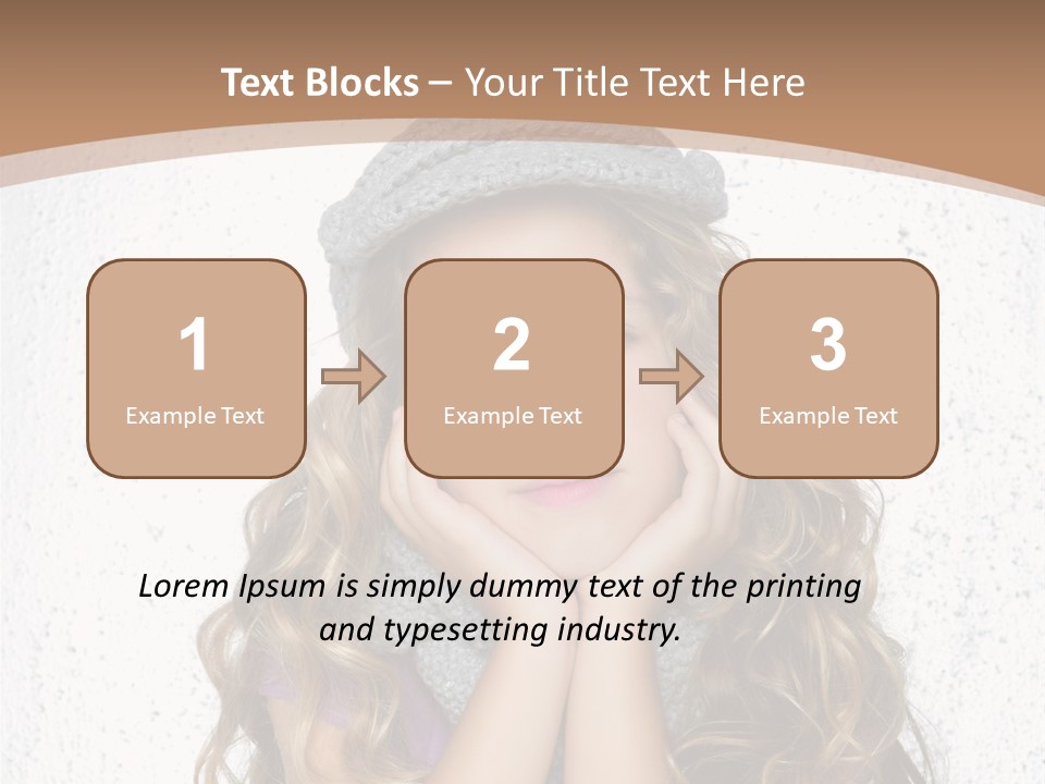 Gray Silver Portrait PowerPoint Template