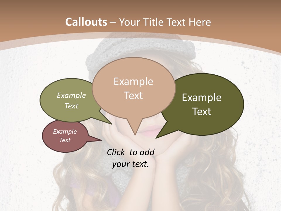 Gray Silver Portrait PowerPoint Template