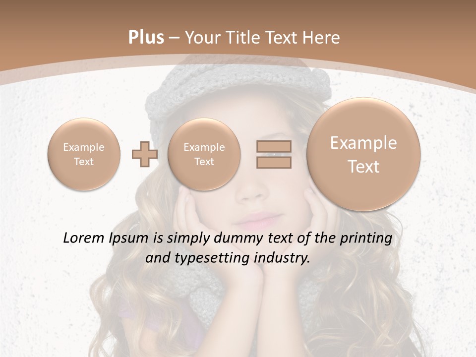 Gray Silver Portrait PowerPoint Template