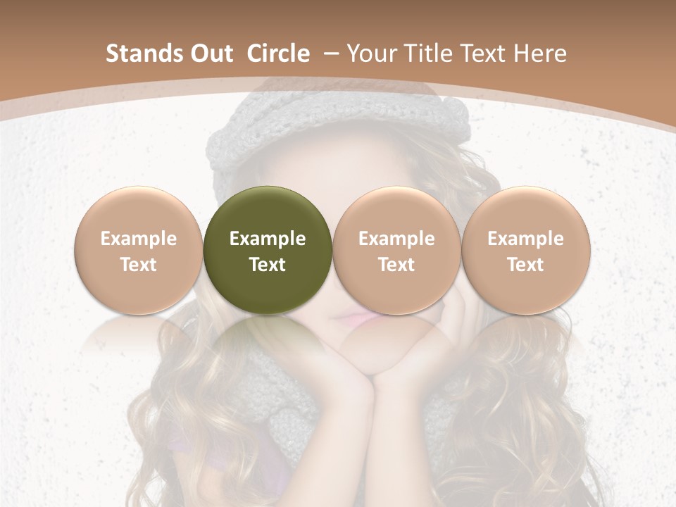 Gray Silver Portrait PowerPoint Template