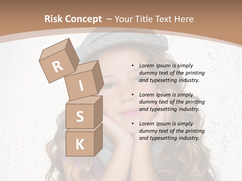 Gray Silver Portrait PowerPoint Template