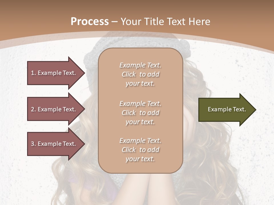 Gray Silver Portrait PowerPoint Template