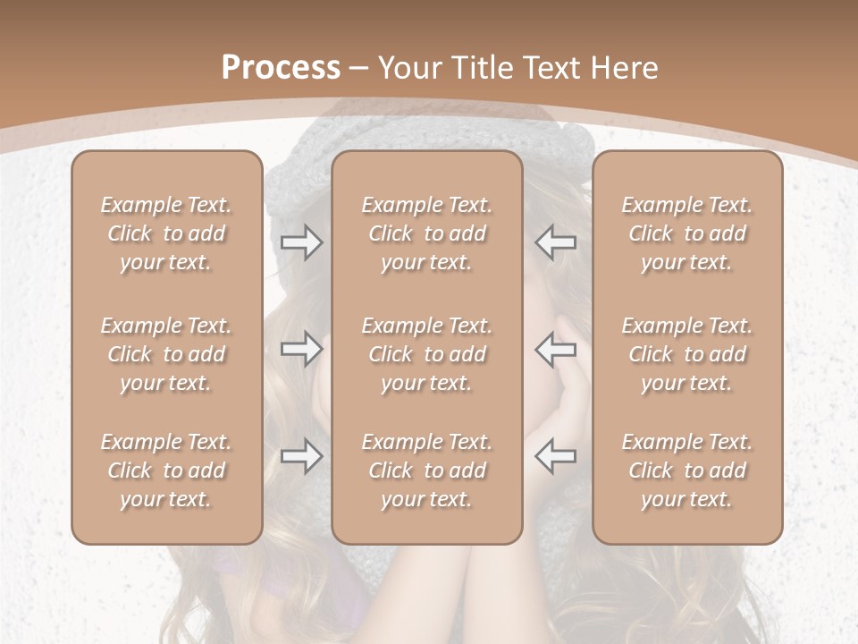 Gray Silver Portrait PowerPoint Template