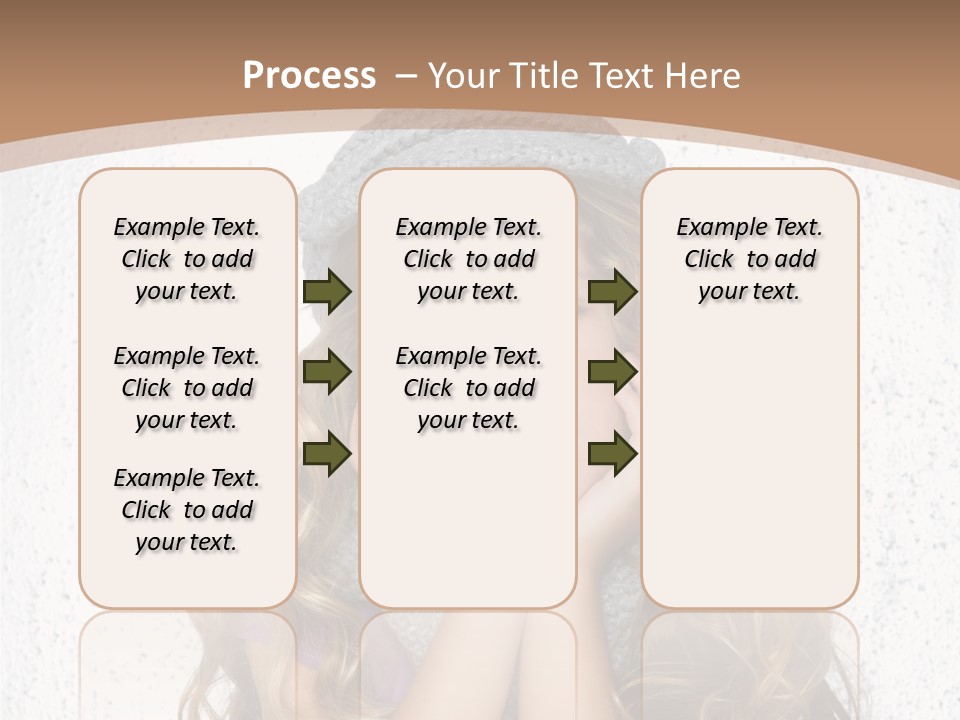 Gray Silver Portrait PowerPoint Template