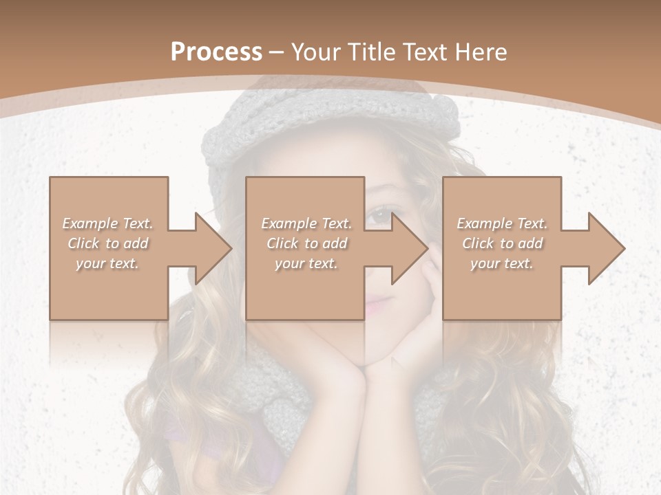 Gray Silver Portrait PowerPoint Template
