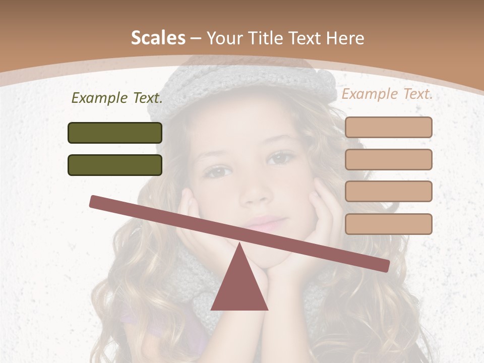 Gray Silver Portrait PowerPoint Template