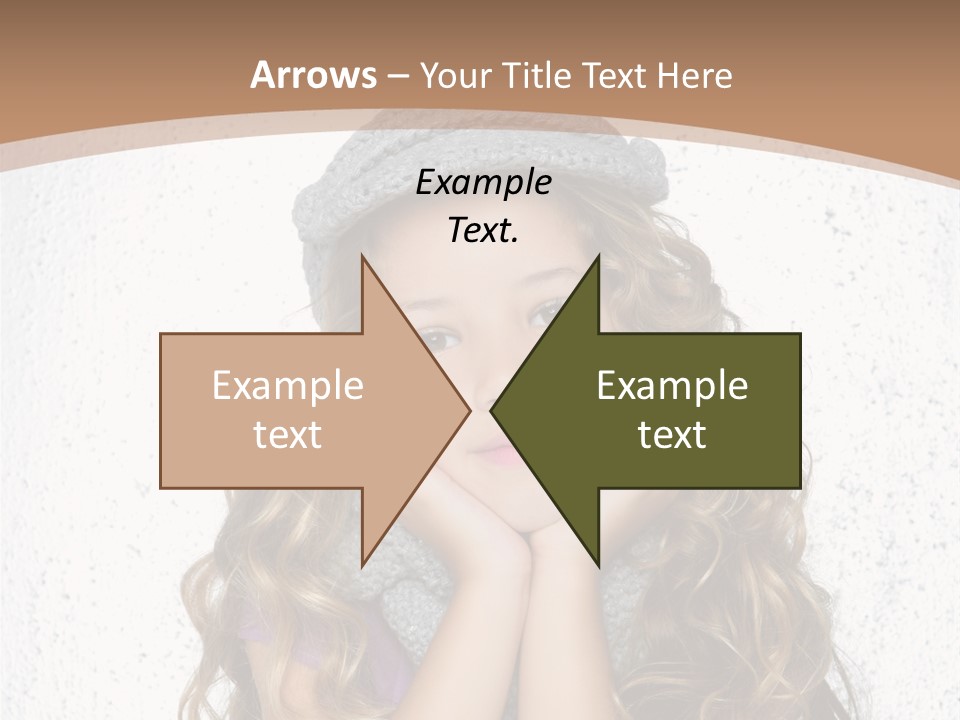 Gray Silver Portrait PowerPoint Template