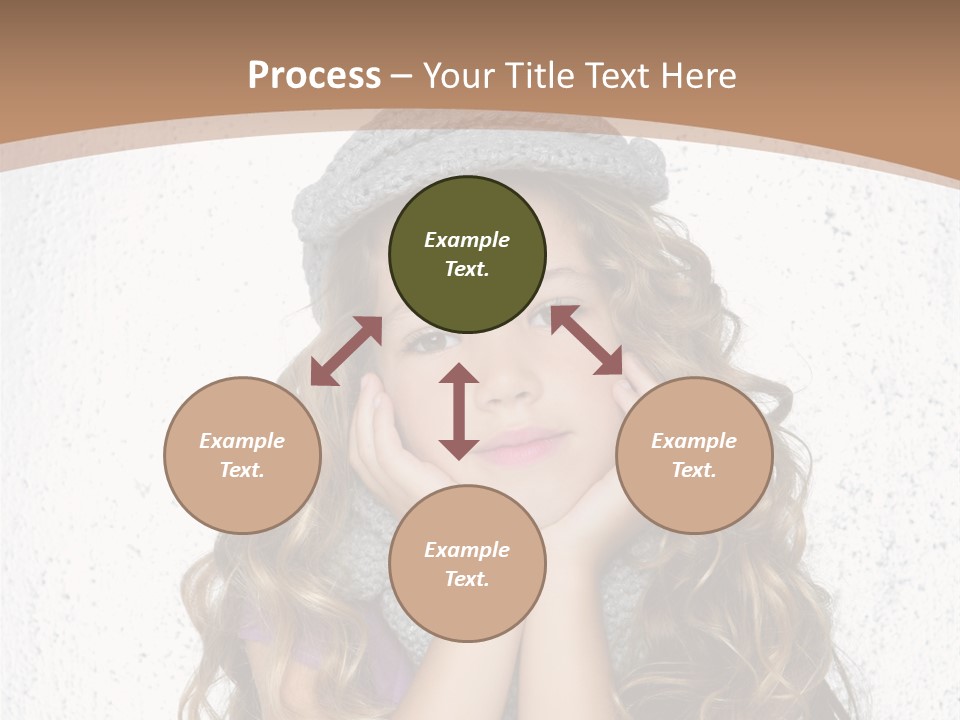 Gray Silver Portrait PowerPoint Template