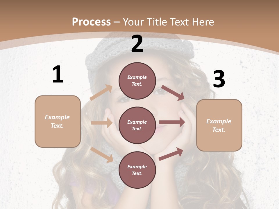 Gray Silver Portrait PowerPoint Template