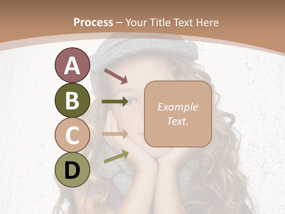 Gray Silver Portrait PowerPoint Template