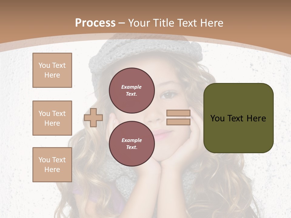 Gray Silver Portrait PowerPoint Template