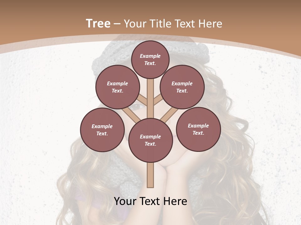 Gray Silver Portrait PowerPoint Template