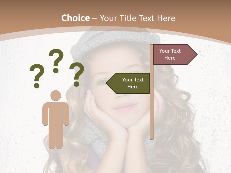 Gray Silver Portrait PowerPoint Template