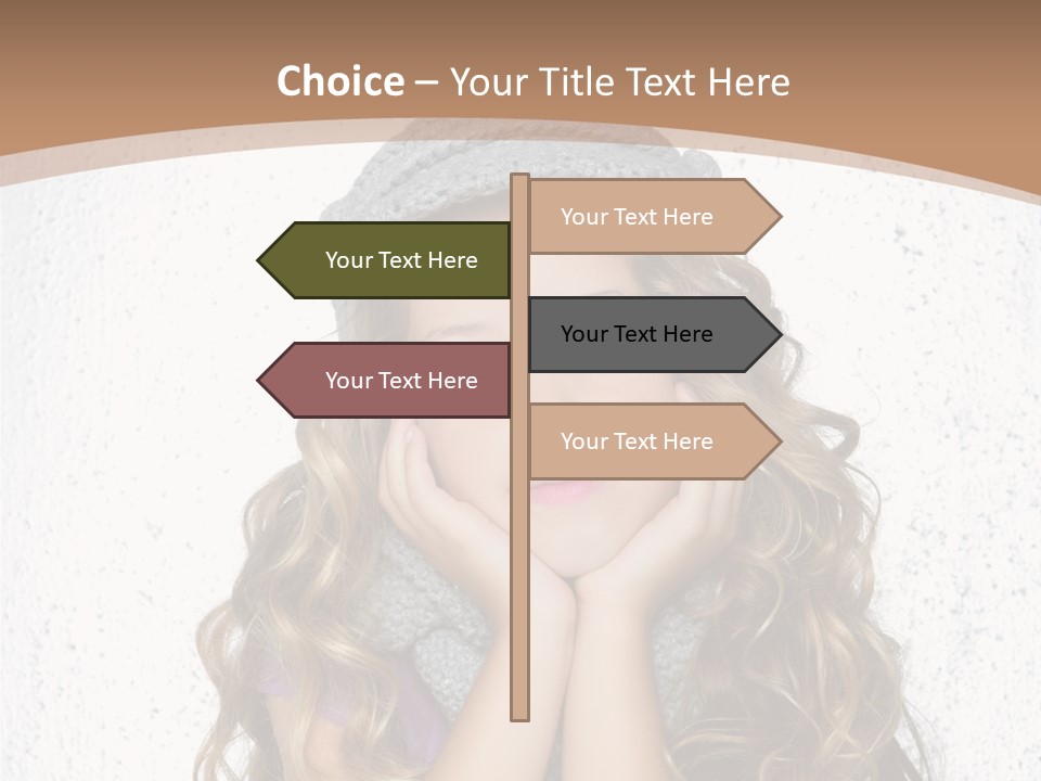 Gray Silver Portrait PowerPoint Template