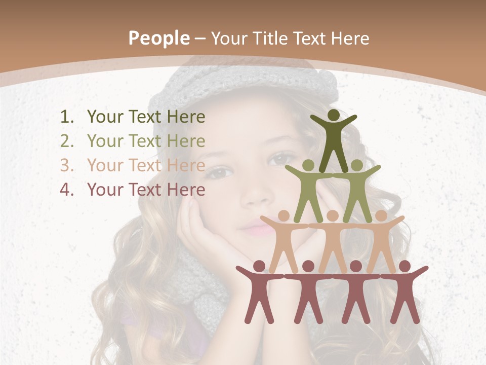 Gray Silver Portrait PowerPoint Template