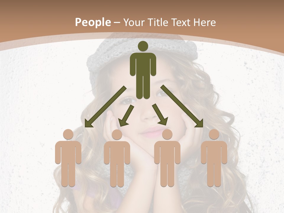 Gray Silver Portrait PowerPoint Template