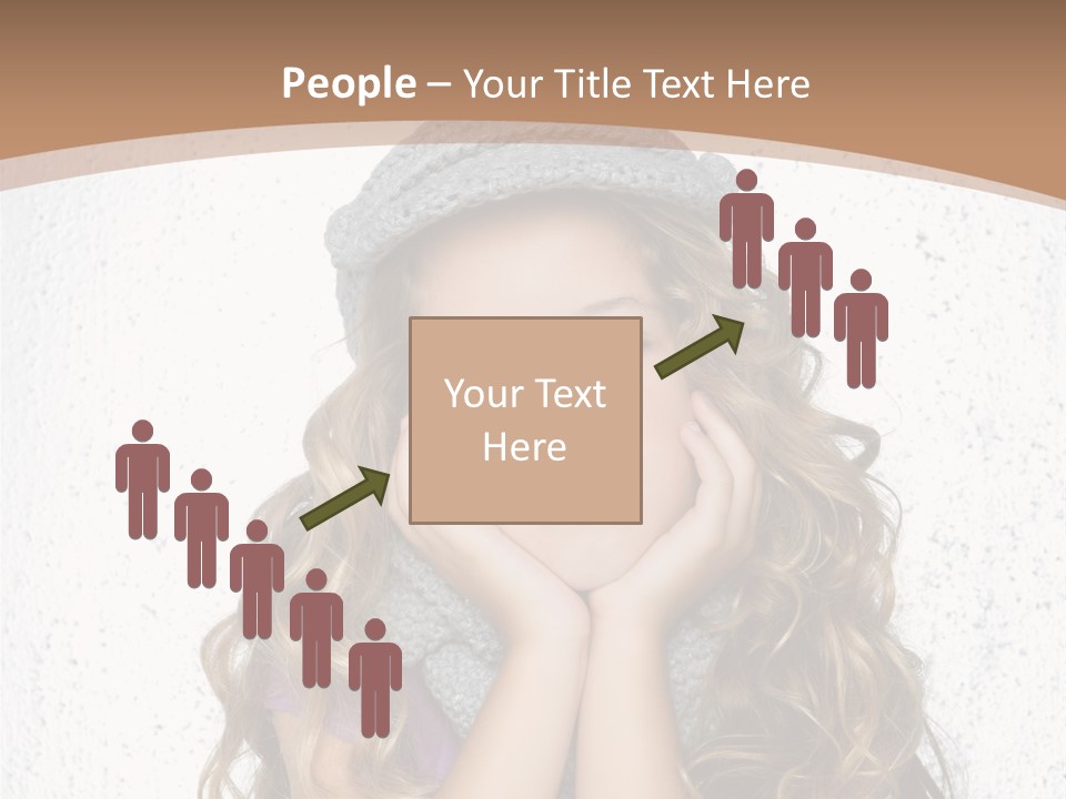 Gray Silver Portrait PowerPoint Template