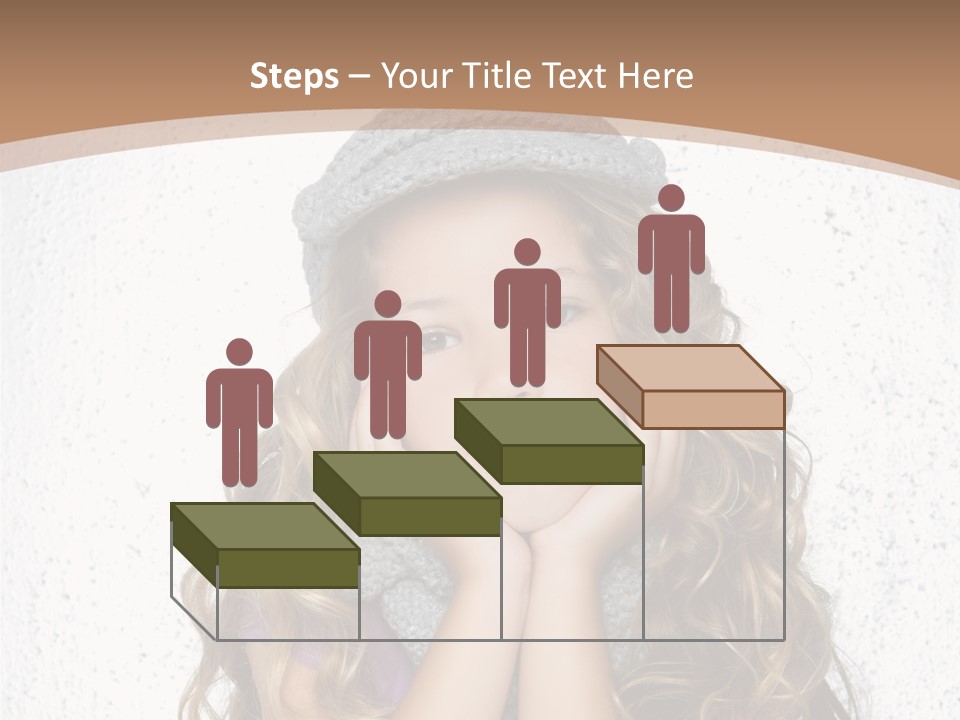 Gray Silver Portrait PowerPoint Template