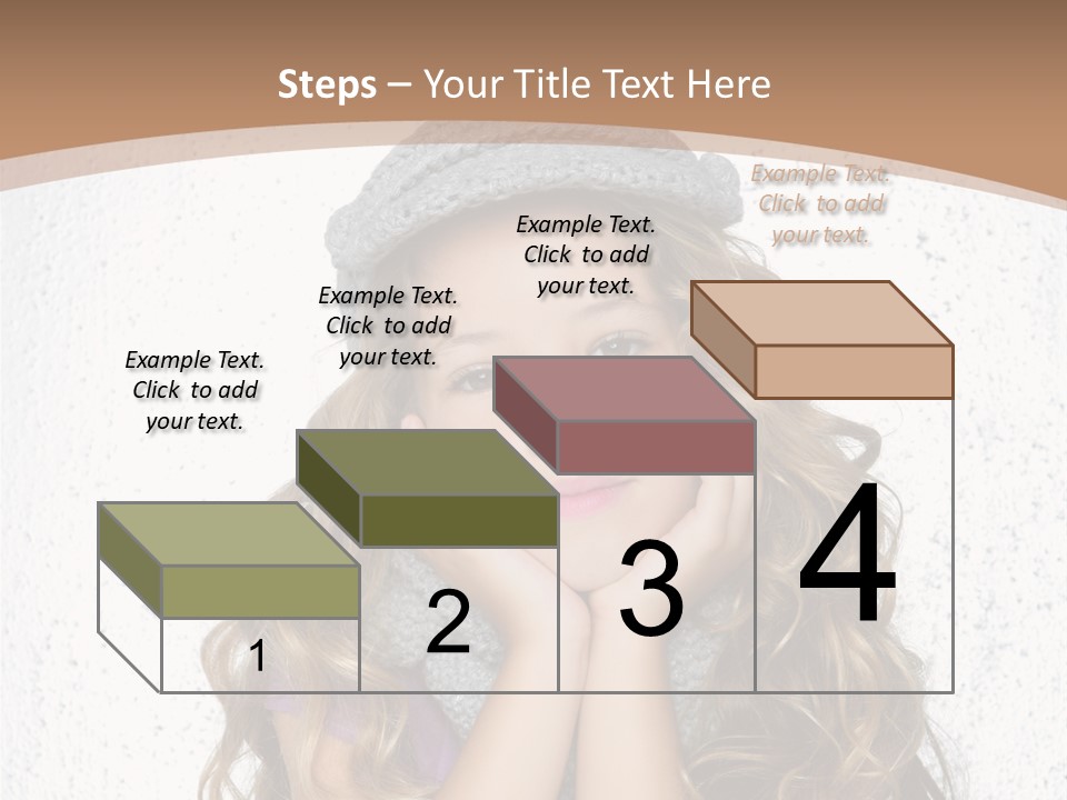 Gray Silver Portrait PowerPoint Template