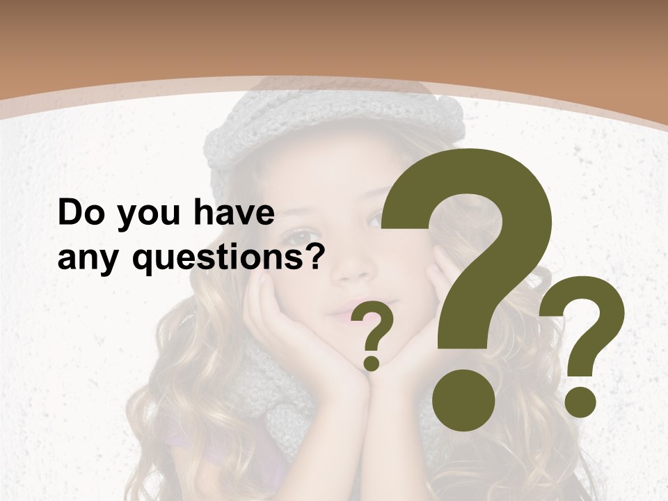 Gray Silver Portrait PowerPoint Template